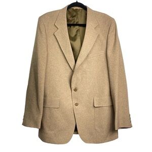 Vintage Levi's Action Suit Jacket Men’s Sz 44R Tan/Light Brown